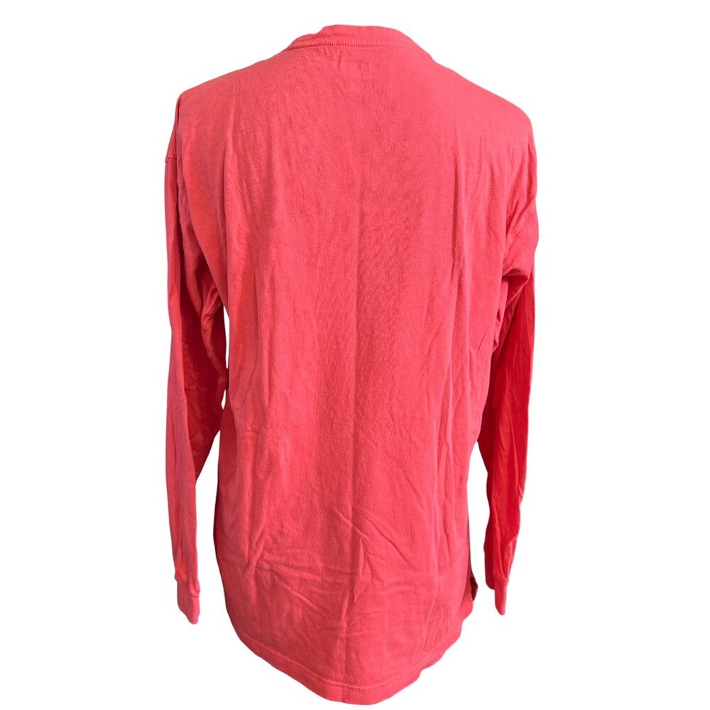 Pink Victorias Secret Long Sleeve T-Shirt Womens L Lightweight Cotton Casual - Picture 3 of 5